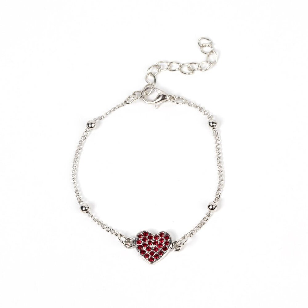 Heartachingly Adorable - Red Bracelet